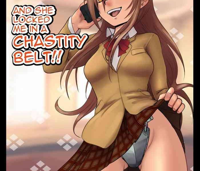 i was caught masturbating by my maid and she locked me in a chastity belt cover